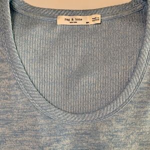 Rag and Bone Clara knit scoop neck top